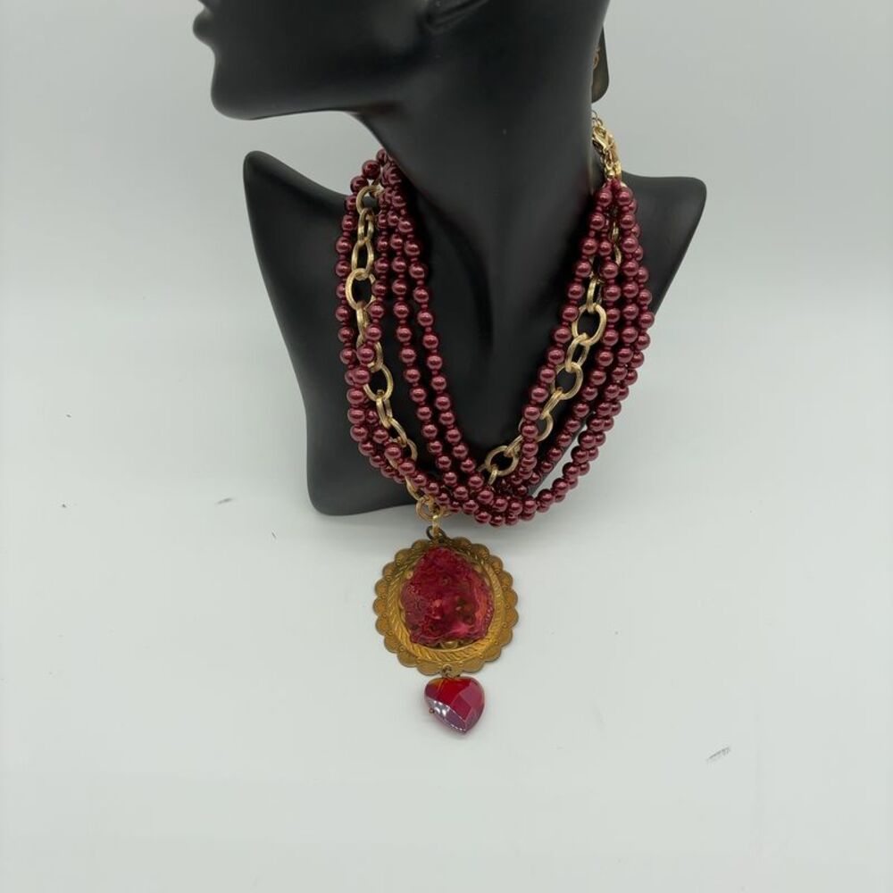 unknown brand Allure Necklace in Stone
